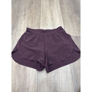 Lululemon Fast and Free High-Rise Split Short 3” – Goodnight Plum – Size S